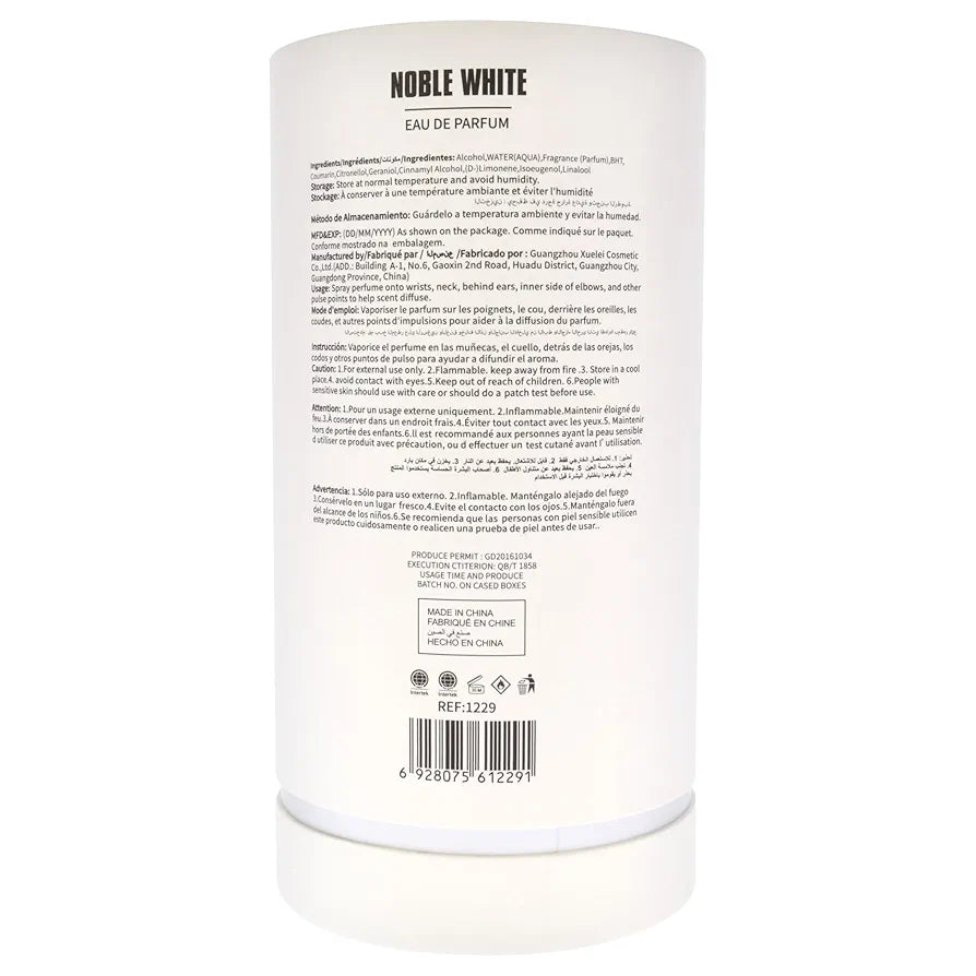 Noble White by Lonkoom for Women - 3.4 oz EDP Spray