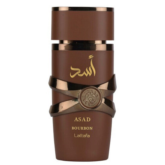 Lattafa Asad Bourbon for Unisex Eau de Parfum Spray, 3.4 Ounce / 100 ml