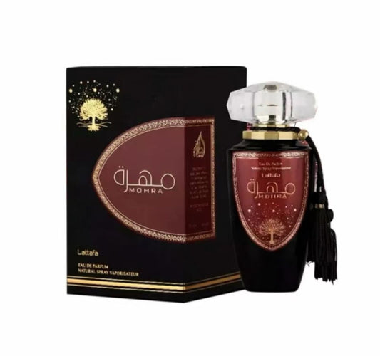 Lattafa Perfumes Mohra for Unisex Eau de Parfum Spray, 3.4 Ounce 100ml