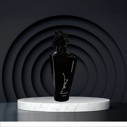 Maahir Black Edition Perfume By Lattafa Eau De Parfum Spray 3.4oz/100ml Unisex