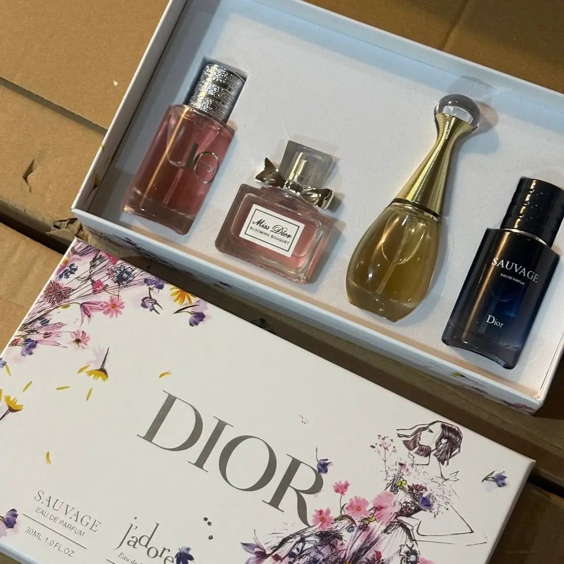 DIOR PERFUME GIFT SET 4in1 30ML(Unisex)