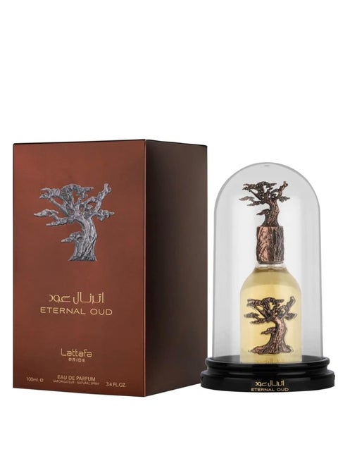 Lattafa Eternal Oud Eau De Parfum Spray, 3,4 Ounce