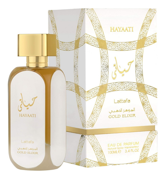 Lattafa Hayaati Gold Elixir Eau de Parfum For Unisex, 100 ML