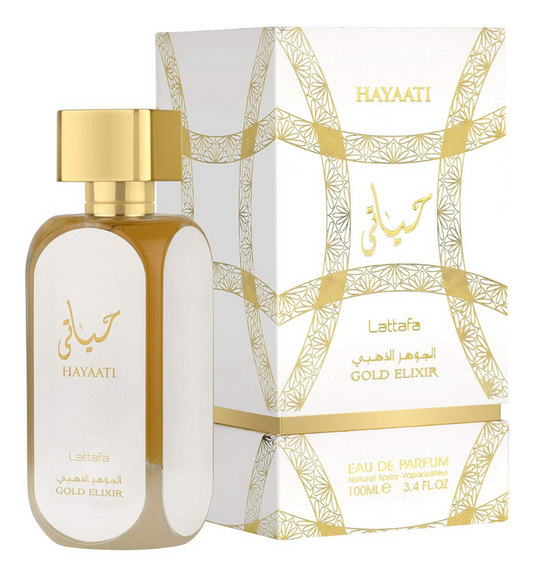 Lattafa Hayaati Gold Elixir Eau de Parfum For Unisex, 100 ML
