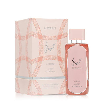 Lattafa Hayaati Florence for Women Eau de Parfum Spray, 3.4 Ounce 100ml