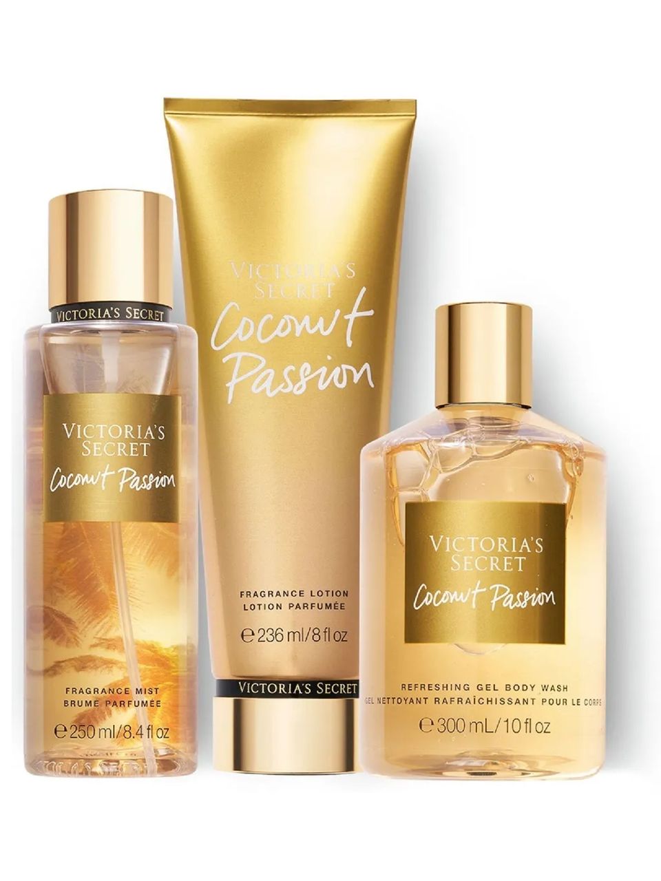 VS COCONUT PASSION MIST BODY LOTION BATH WASH SET