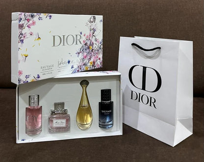 DIOR PERFUME GIFT SET 4in1 30ML(Unisex)
