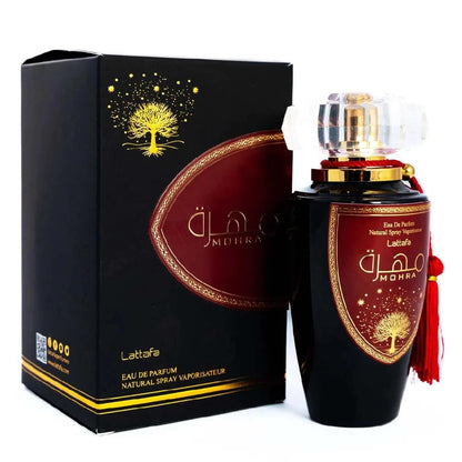 Lattafa Perfumes Mohra for Unisex Eau de Parfum Spray, 3.4 Ounce 100ml